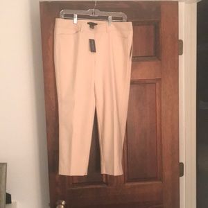 New crop pant slim ankle….Shell listed as color